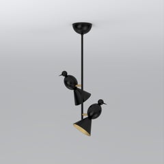 Alouette 2 Birds I Ceiling Light by Atelier Areti