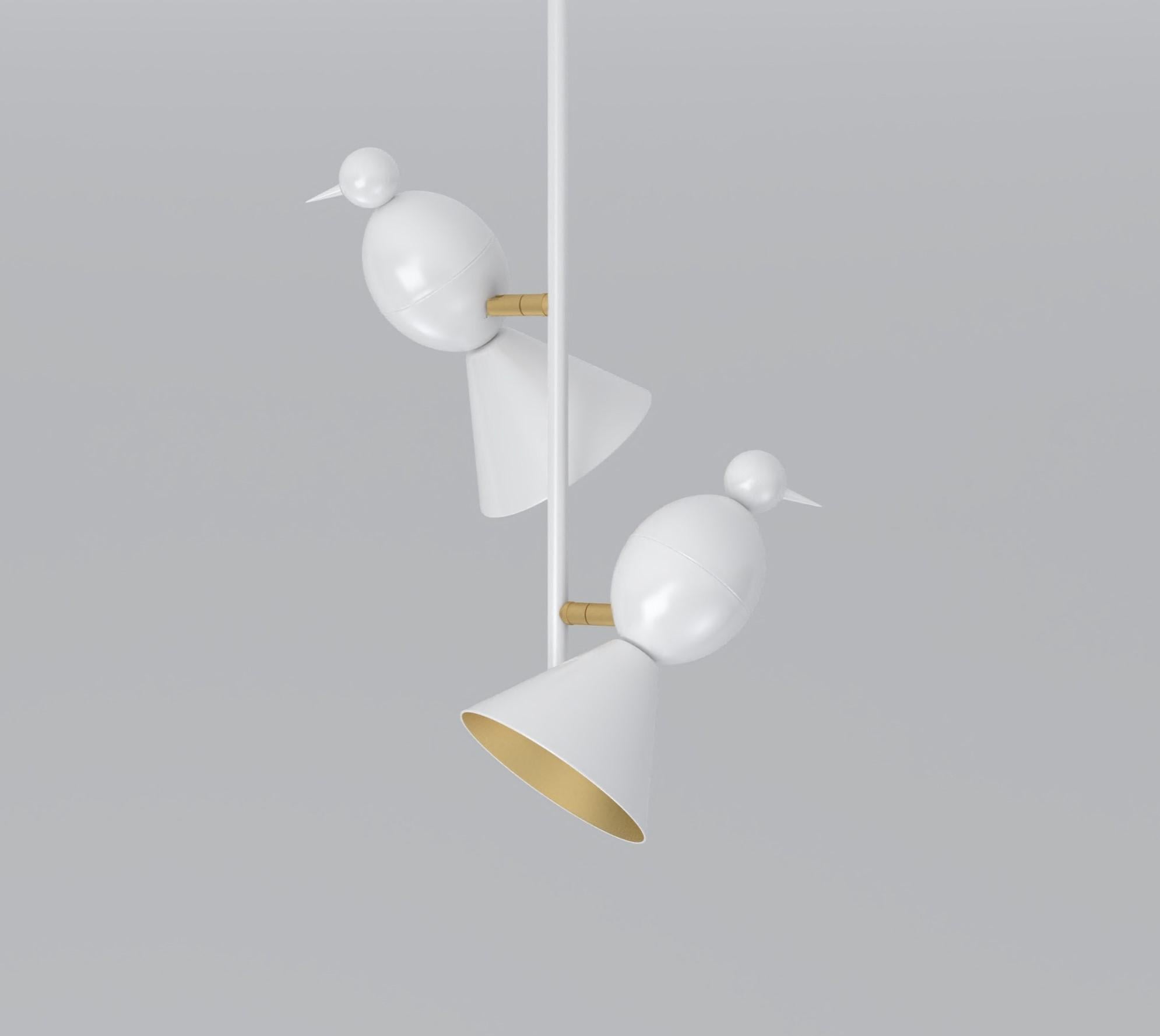 Lámpara de techo Alouette 2 Birds I de Atelier Areti Posmoderno en venta