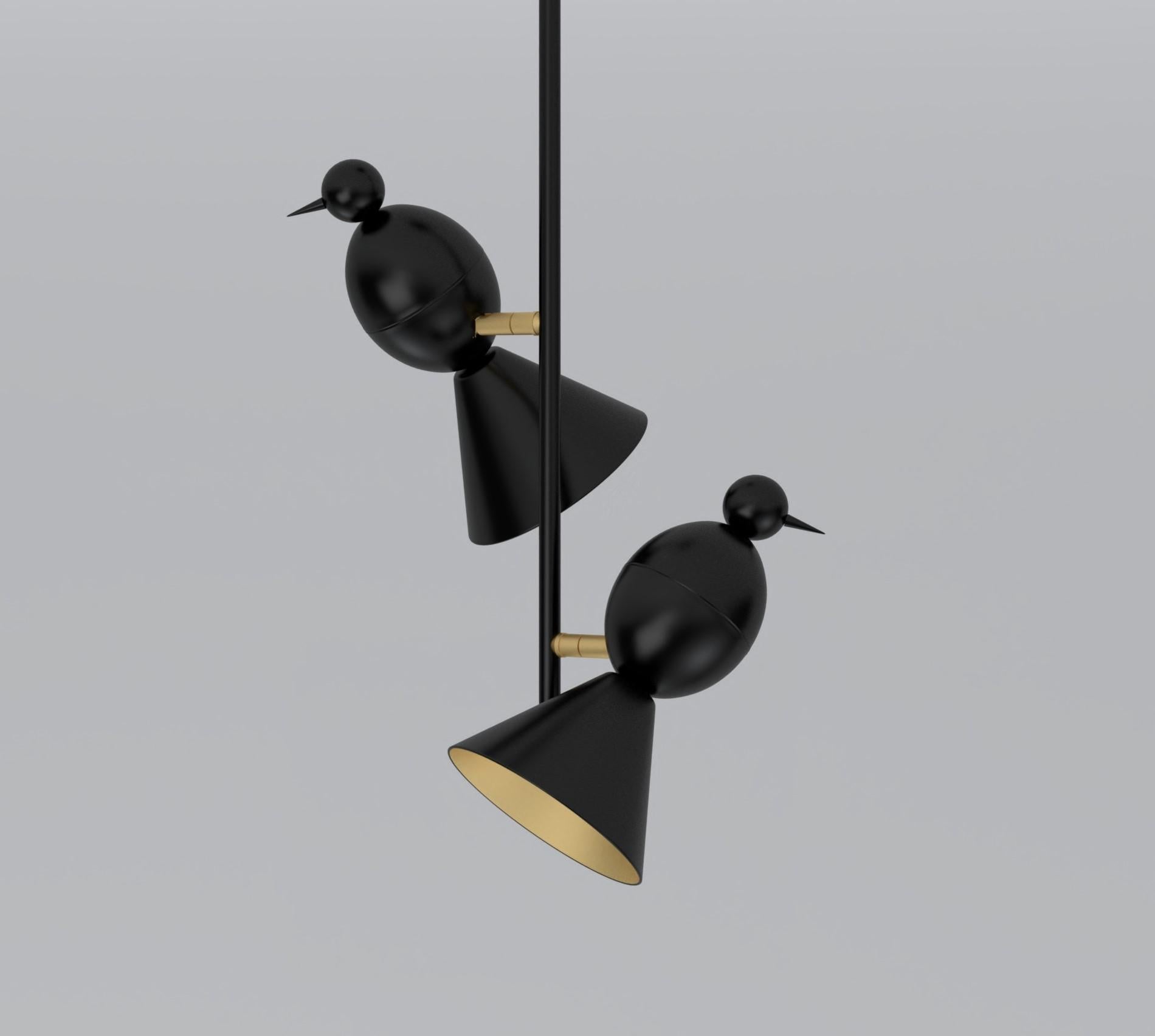 Lámpara de techo Alouette 2 Birds I de Atelier Areti Posmoderno en venta