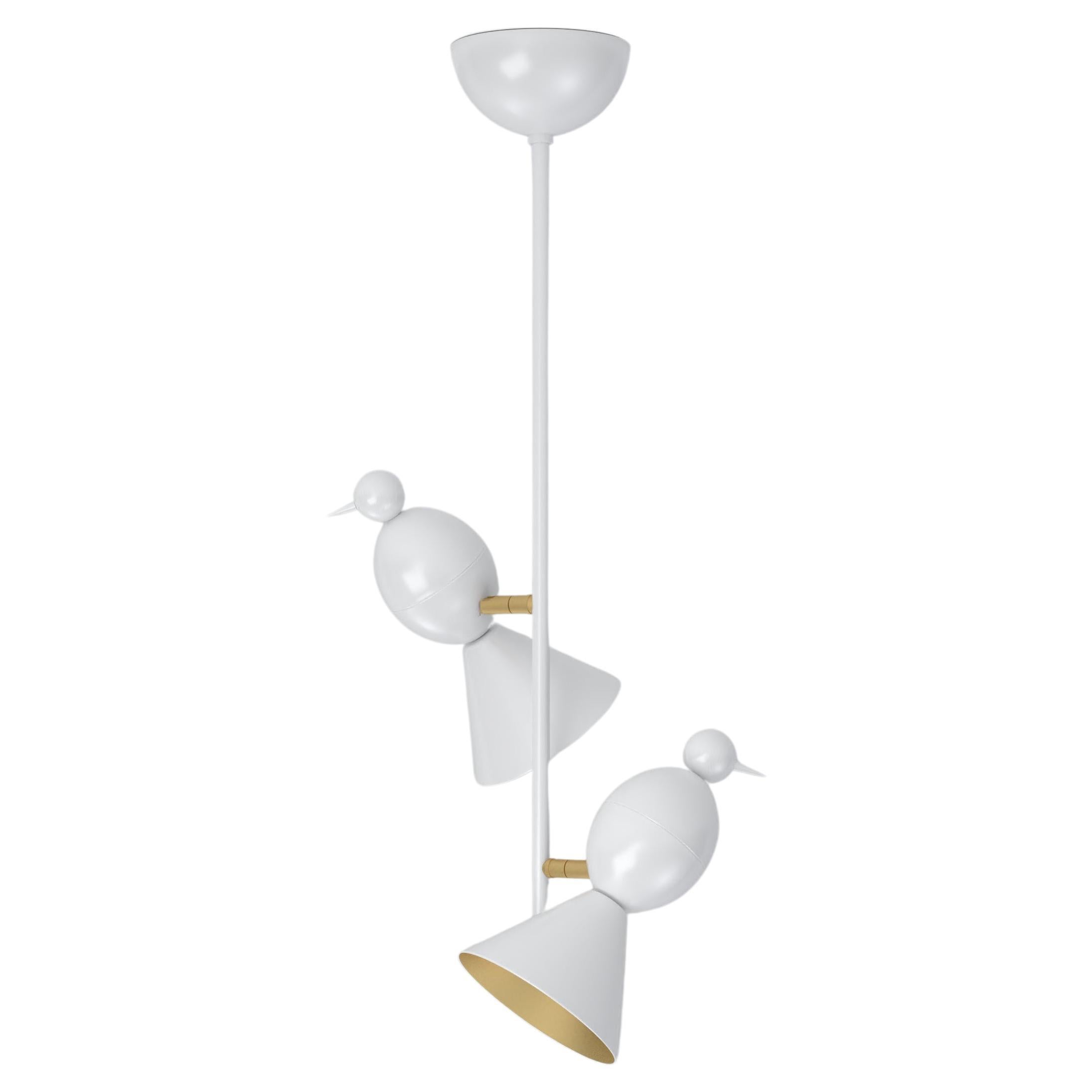 Plafoniera Alouette 2 Birds I di Atelier Aerti