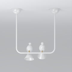 Alouette 2 Birds U Ceiling Light by Atelier Areti