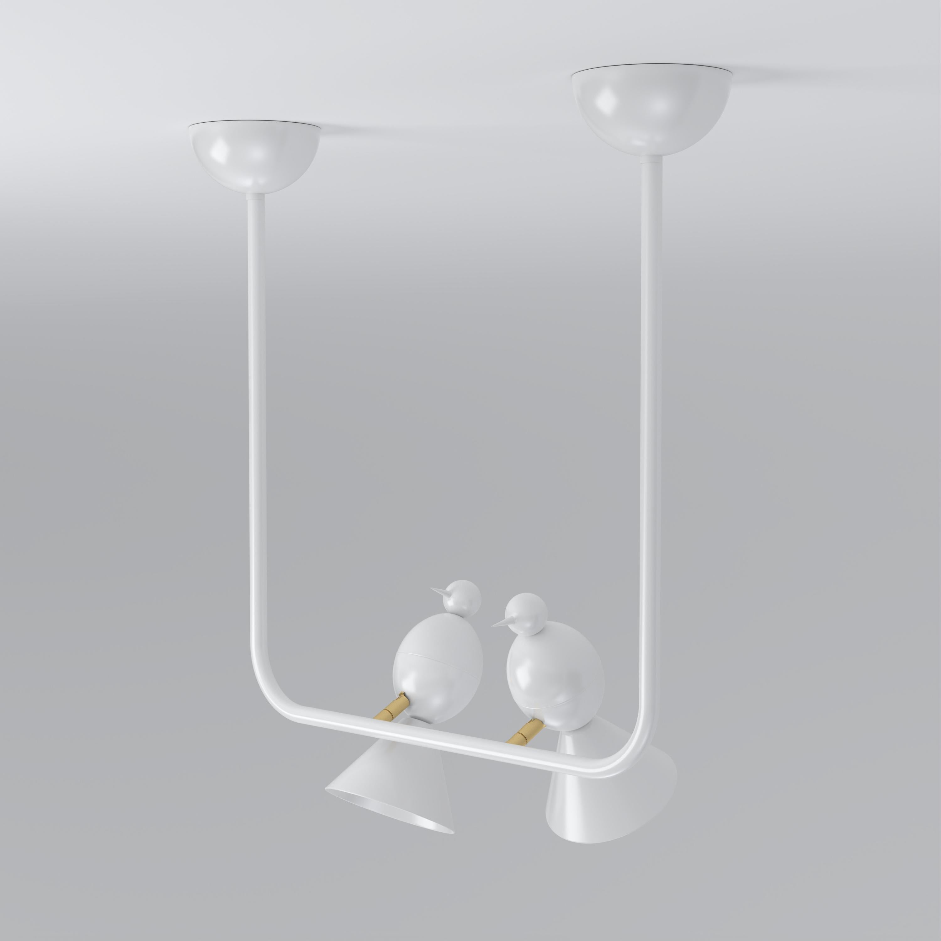 Lámpara de techo Alouette 2 Birds U de Atelier Areti Alemán en venta