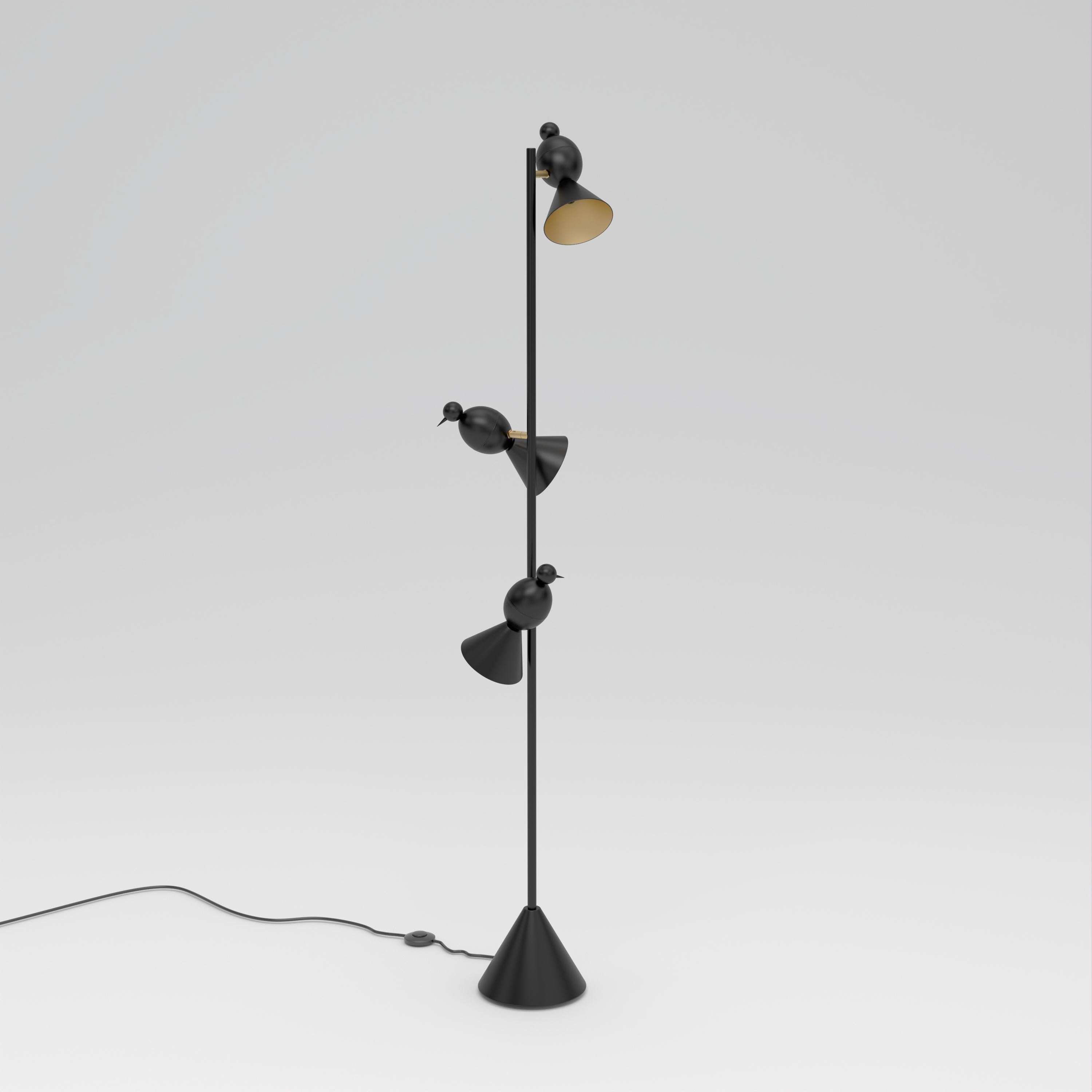 Lámpara de pie Alouette 3 Birds de Atelier Areti en Nuevo estado para la venta en Geneve, CH