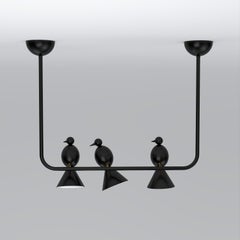 Alouette 3 Birds U Ceiling Light by Atelier Areti