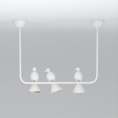 Alouette 3 Birds U Ceiling Light by Atelier Areti