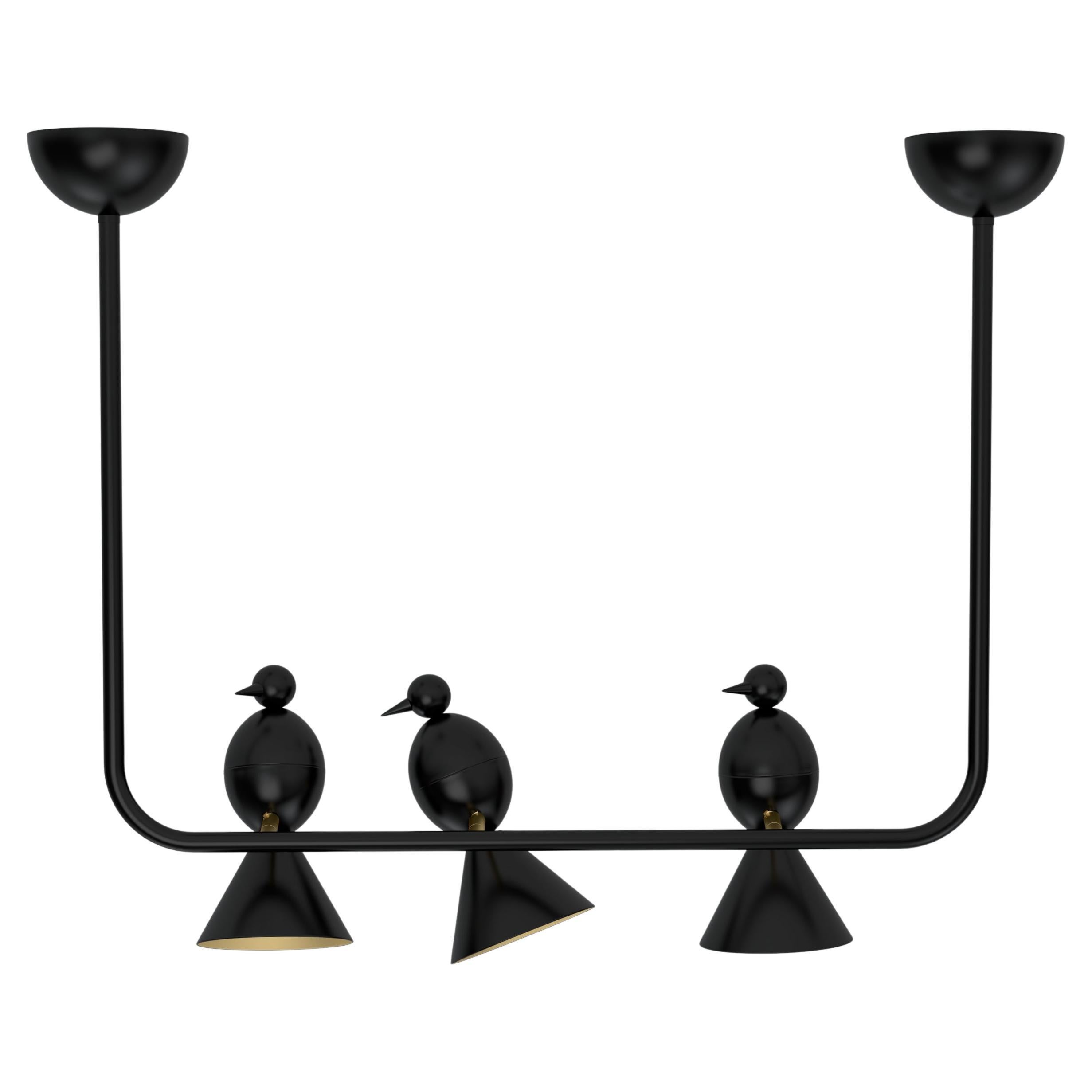 Lámpara de techo Alouette 3 Birds U de Atelier Areti