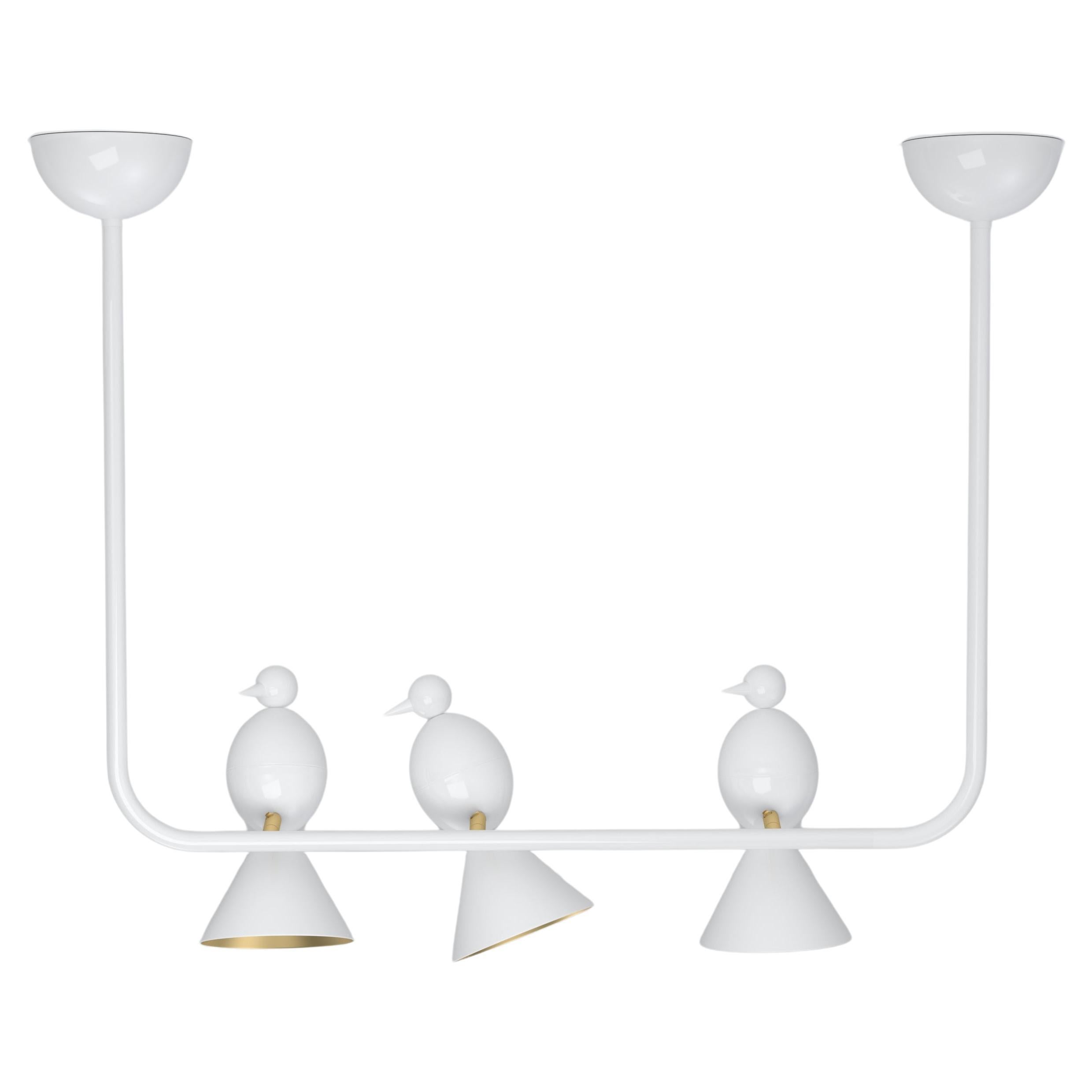 Plafoniera Alouette 3 Birds U di Atelier Ati
