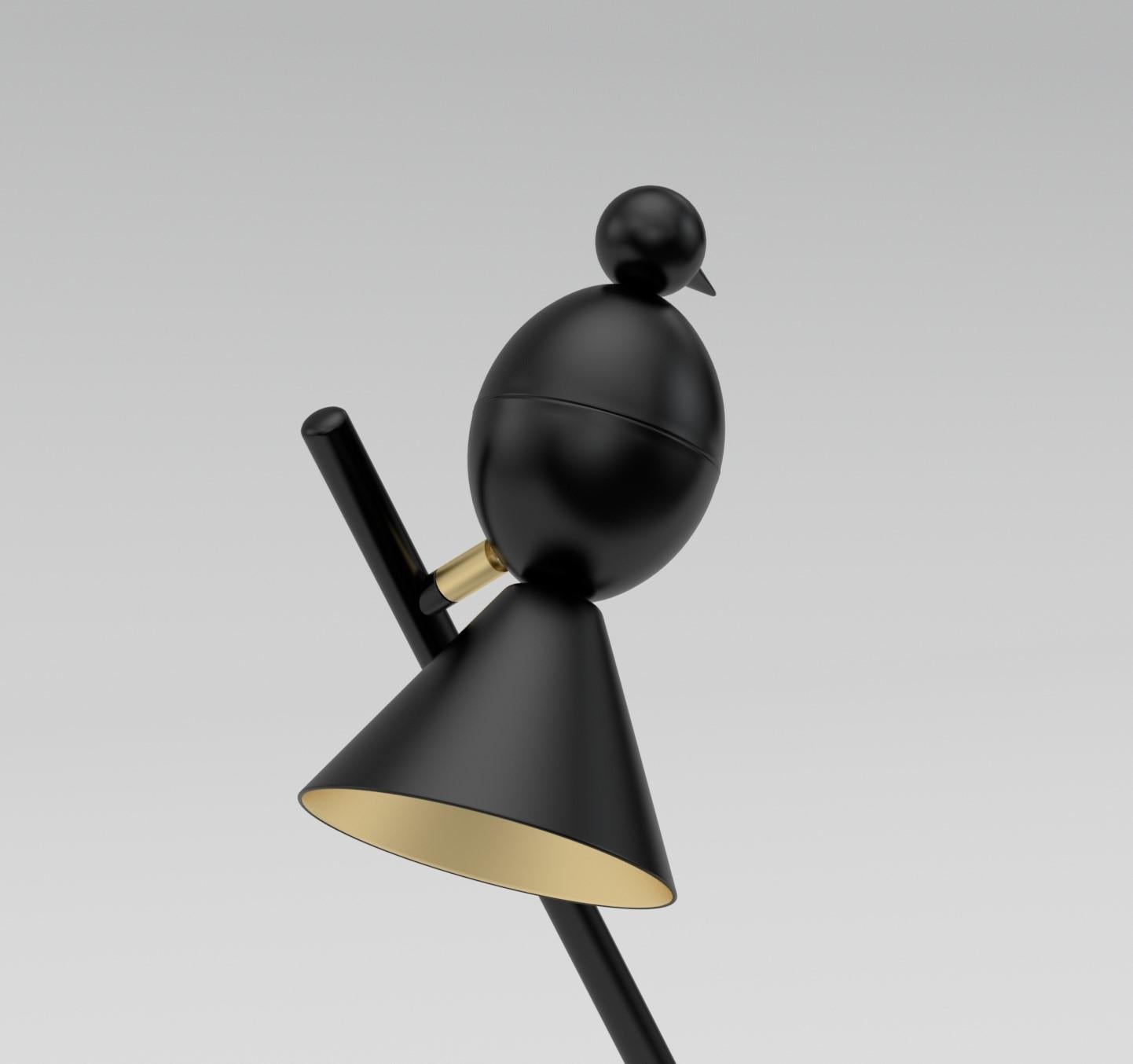 Lámpara de escritorio inclinada Alouette de Atelier Areti Posmoderno en venta