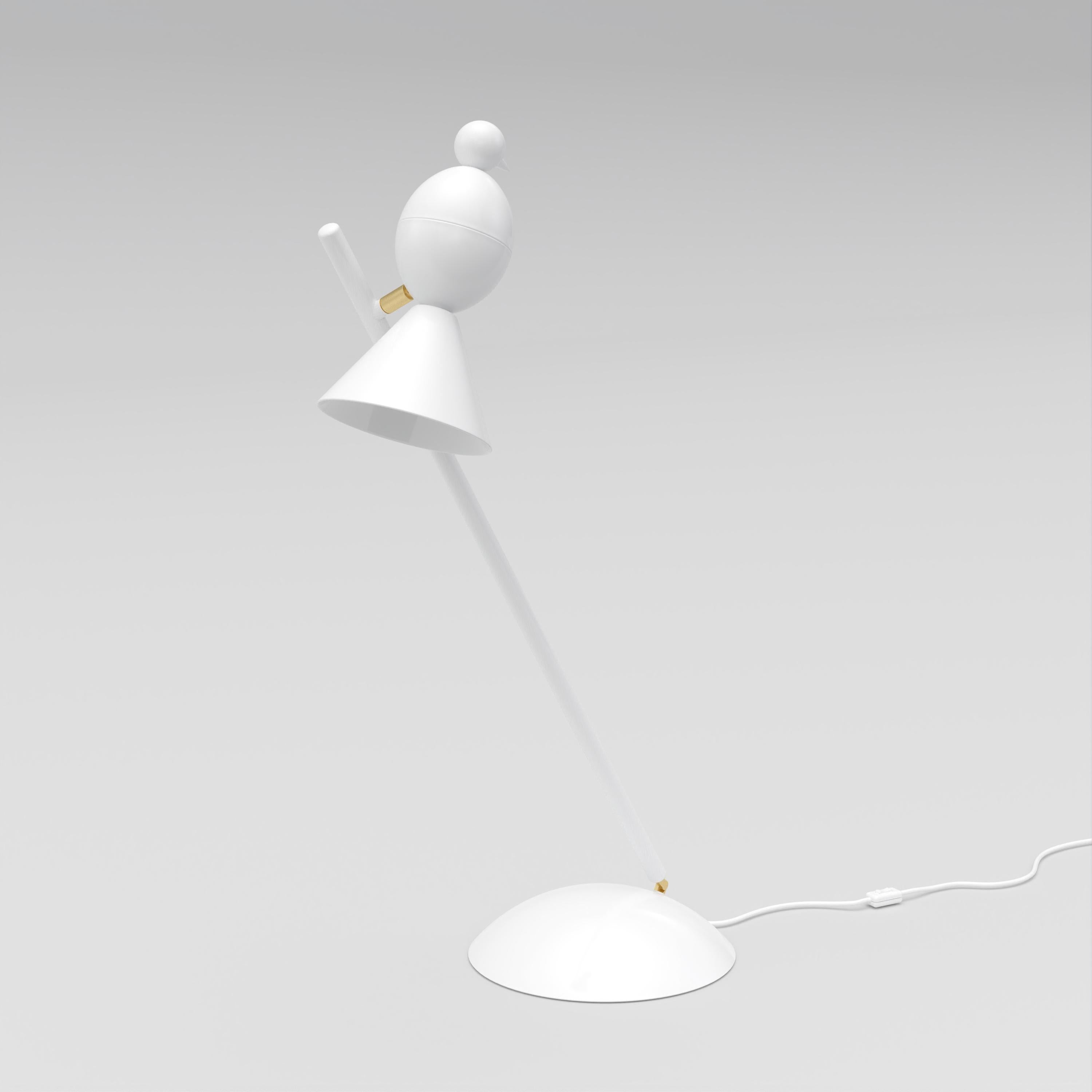 Lámpara de escritorio inclinada Alouette de Atelier Areti Alemán en venta