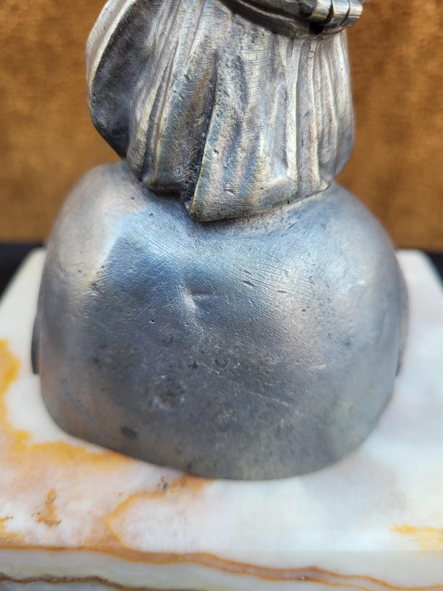 Alp Giroux, versilbertes Bronze-Tintenfass, orientalisch, 19. Jahrhundert im Angebot 4