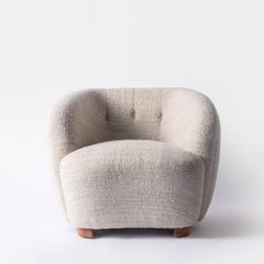 Alpaca Boucle Lounge Chair