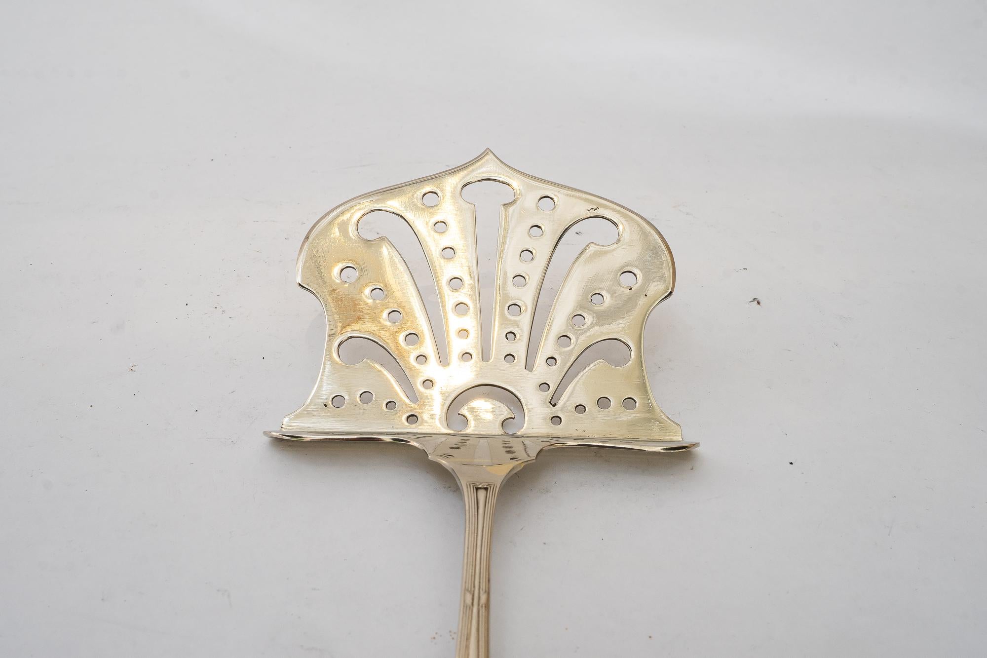 Austrian Alpaca cake server austria 1920s For Sale