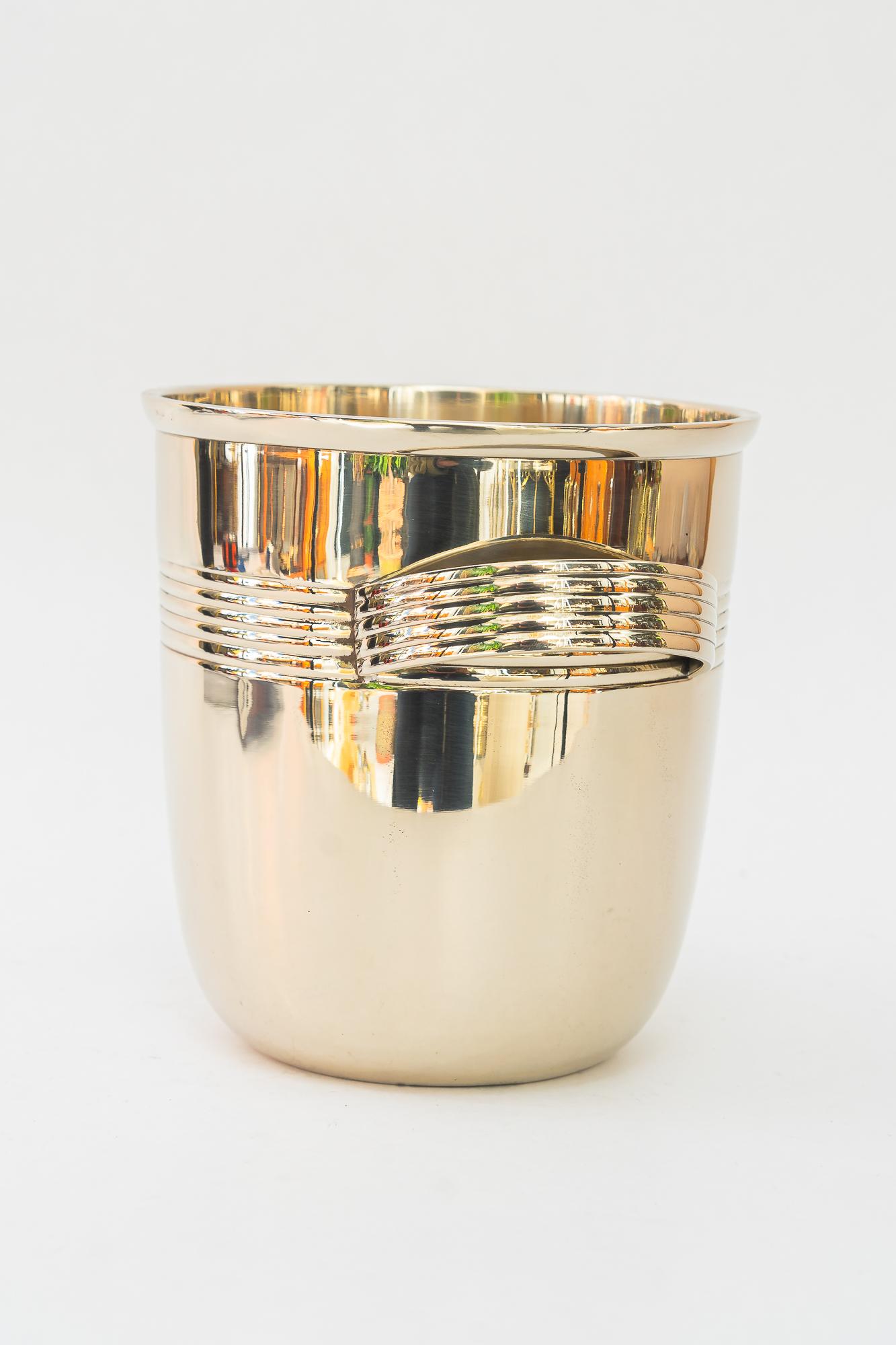 Austrian Alpaca Champagne Bucket around, 1920s For Sale