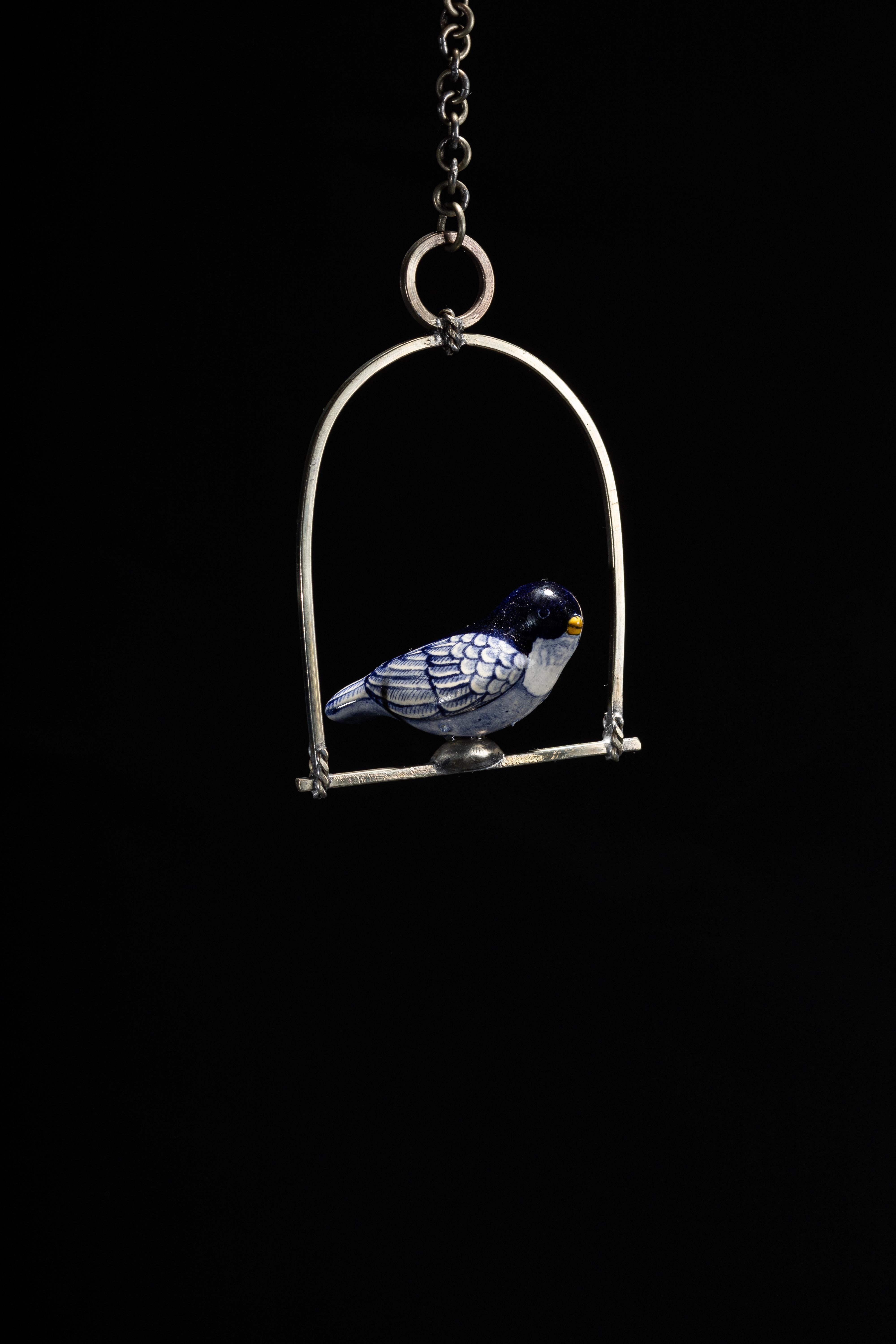 Always unique pieces is what you are going to hear about Jesus Guerrero Santo's work, all the pieces are hand maded and created one by one it takes months to produce each peace.
This ceramica and white metal (alpaca) bowl centrepiece, was created