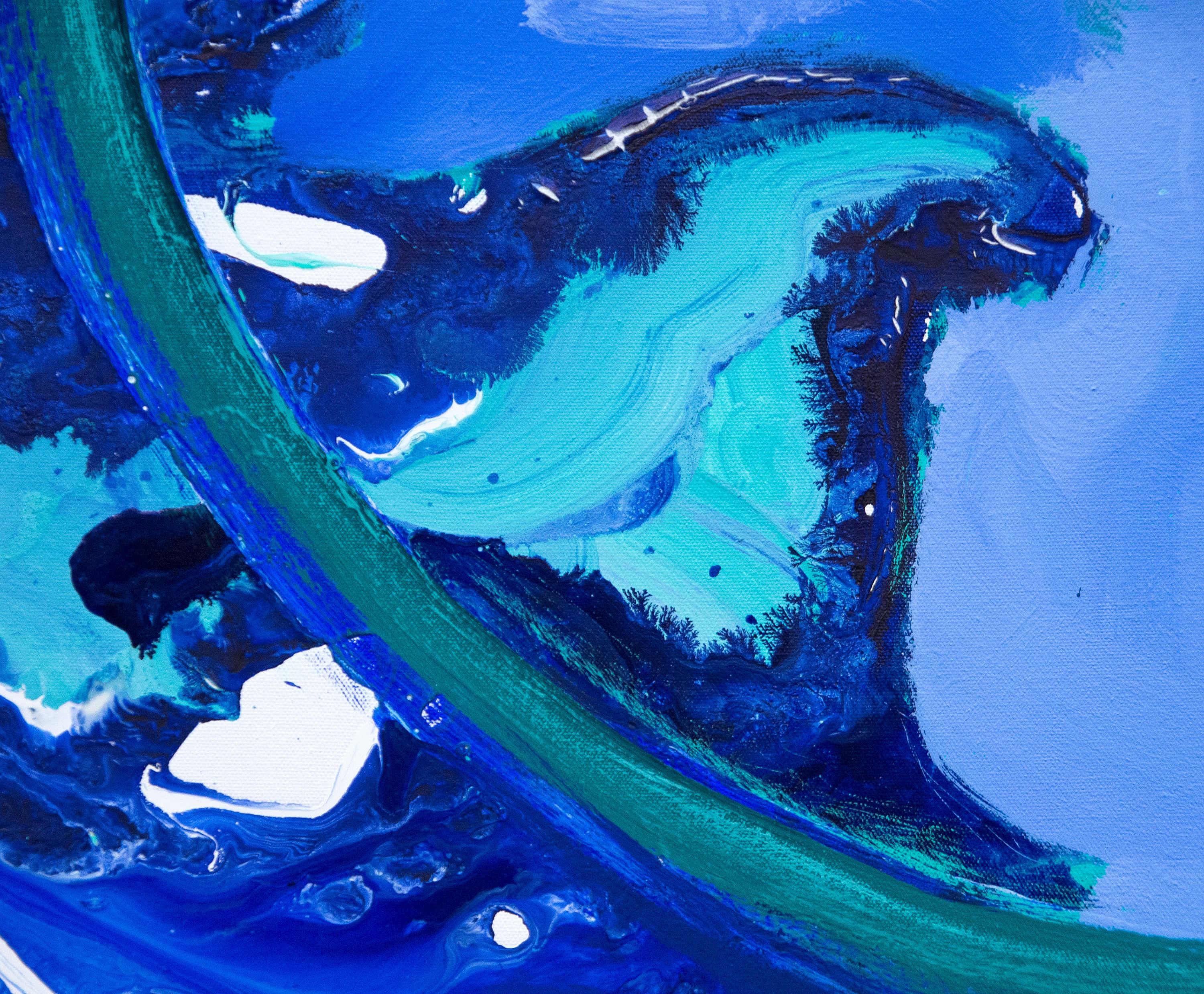 Blue Lagoon - Painting by ALPERT, HERB