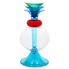 Alpha Centaury Glass Flower Vase, by Marco Zanini for Memphis Milano Collection