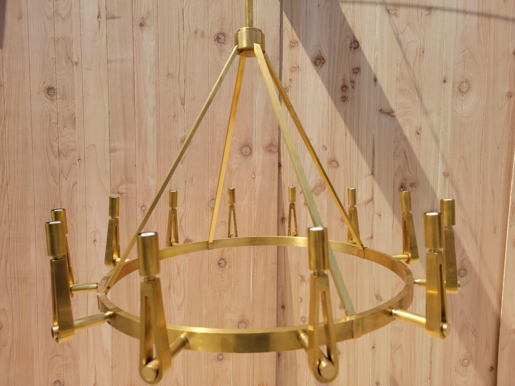 Alpha Chandelier by Thomas O'Brien for Visual Comfort & Co For Sale 2