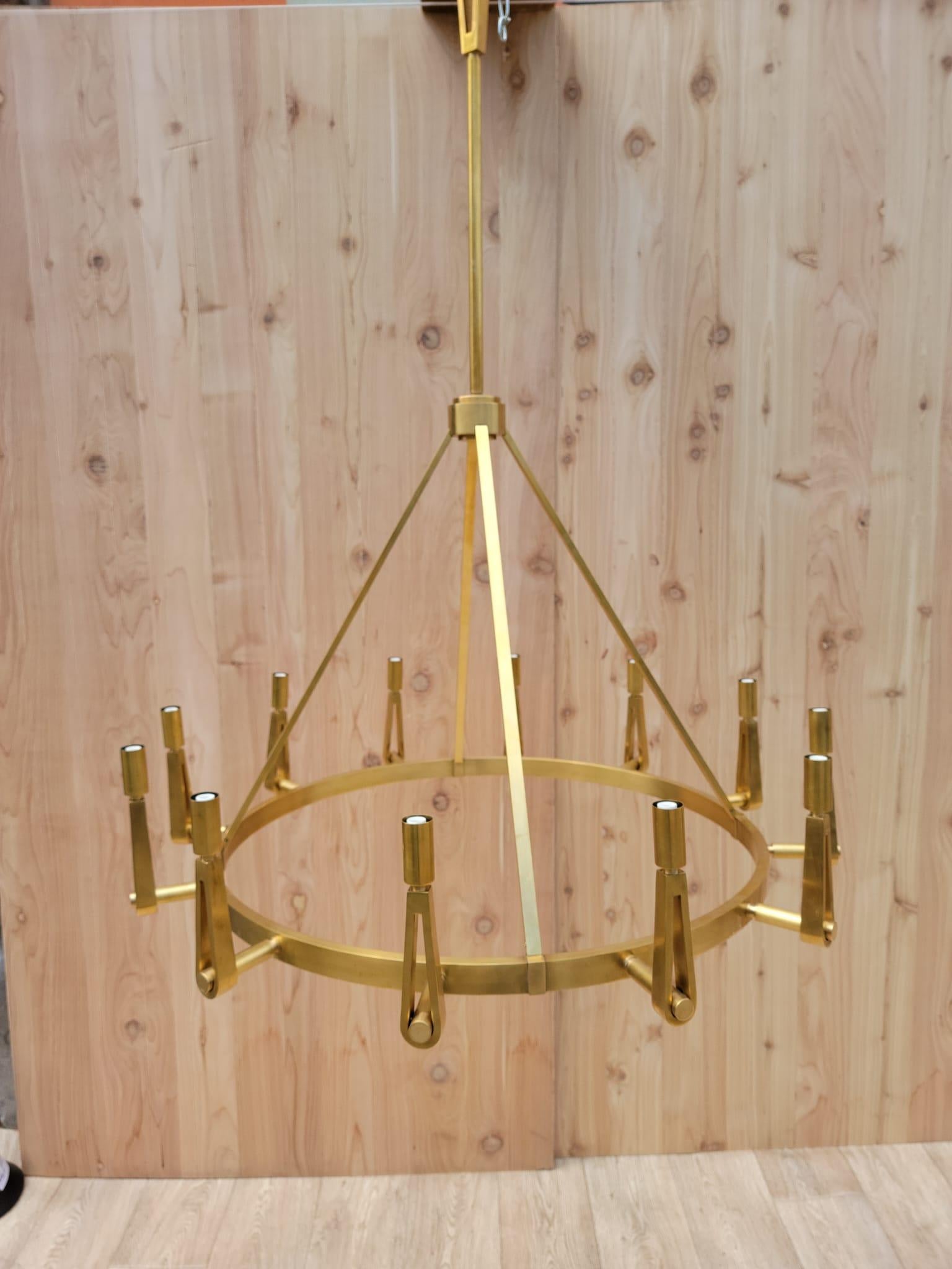 Alpha Chandelier by Thomas O'Brien for Visual Comfort & Co For Sale 4