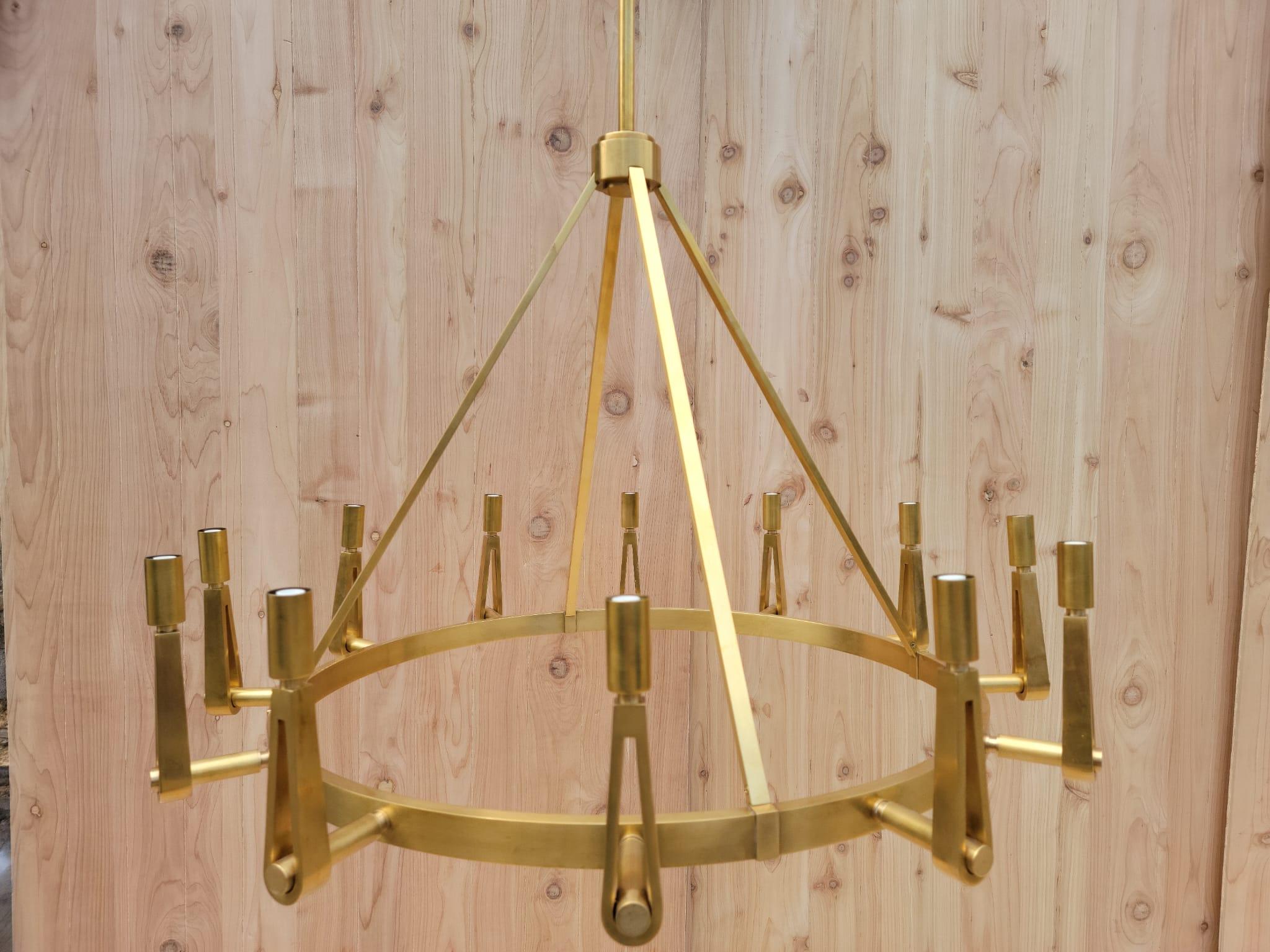 Alpha Chandelier by Thomas O'Brien for Visual Comfort & Co For Sale 5
