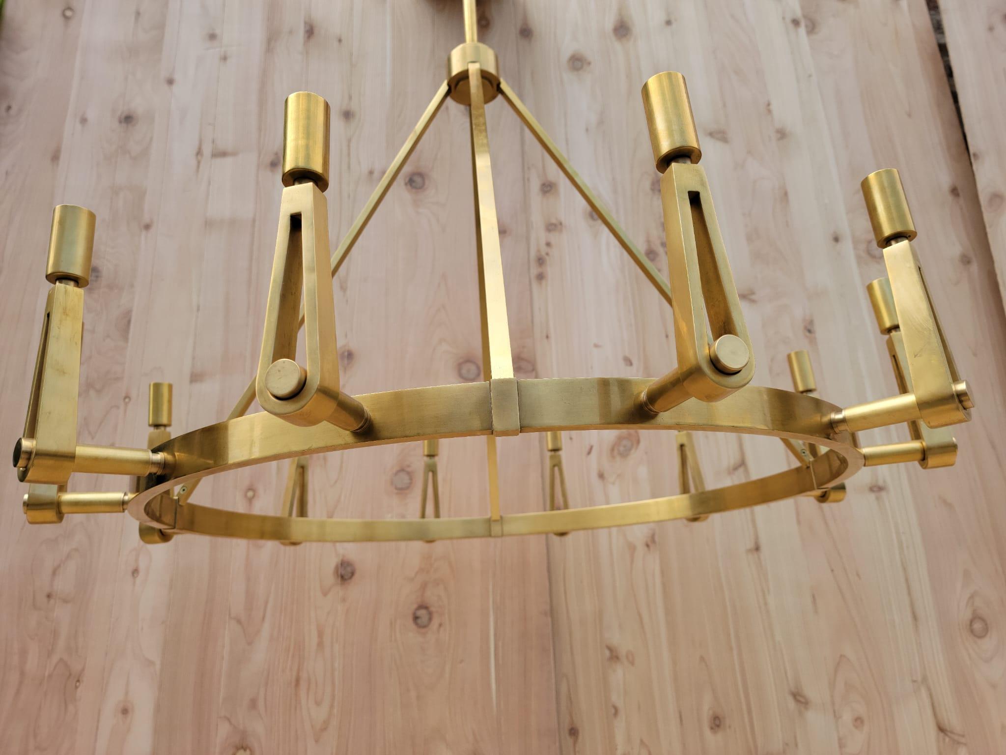 Mid-Century Modern Alpha Chandelier by Thomas O'Brien for Visual Comfort & Co For Sale