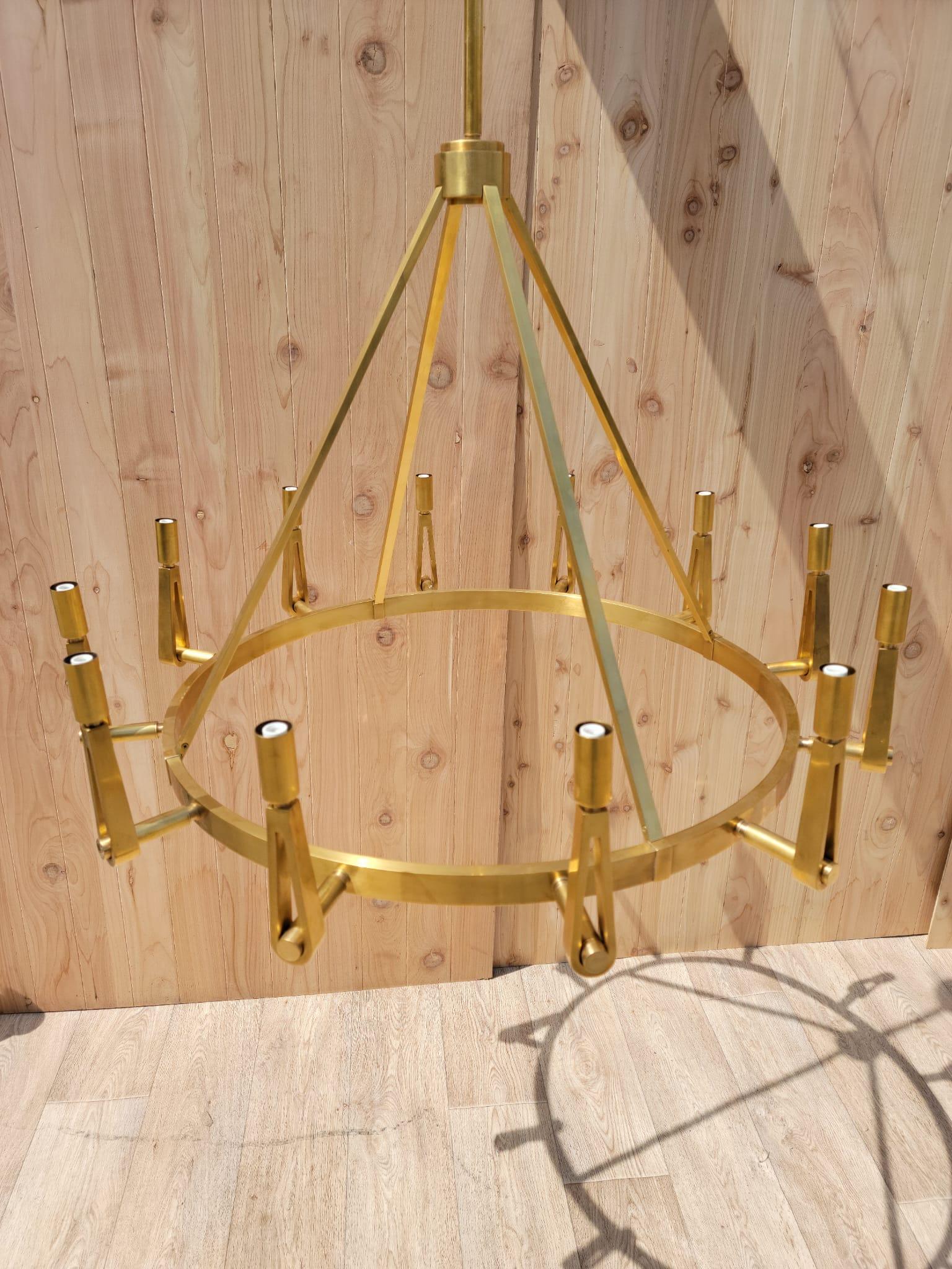 Alpha Chandelier by Thomas O'Brien for Visual Comfort & Co In Good Condition For Sale In Chicago, IL