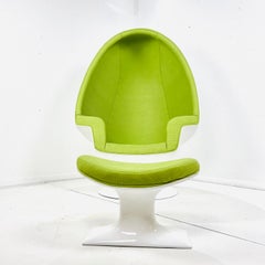 Alpha Egg Chair with Ottoman in the Style of Lee West
