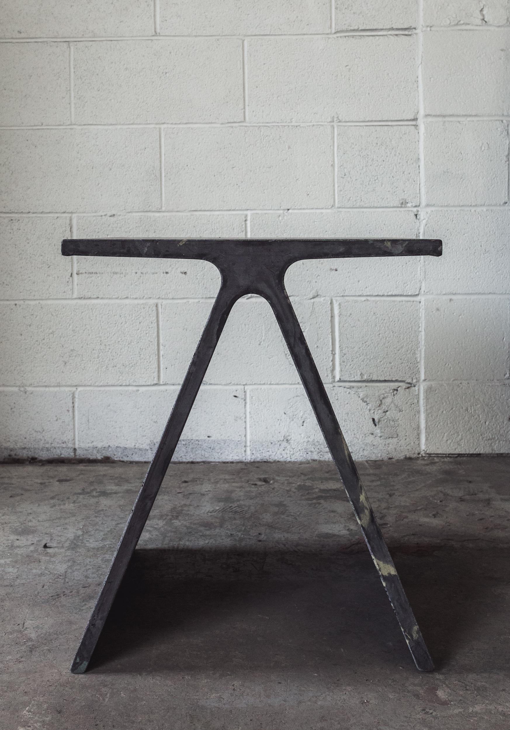 Alpha Q End Table or Stool, Grey Concrete for Indoor or Outdoor by Mtharu In New Condition For Sale In Calgary, Alberta