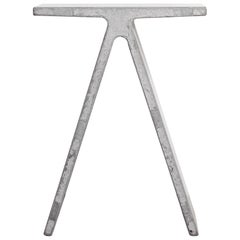 Alpha Q End Table or Stool, Grey Concrete for Indoor or Outdoor by Mtharu