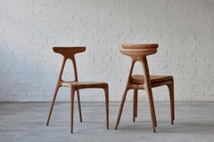 Alpha, Solid Oak Stackable Contemporary Dining Chair by Made in Ratio