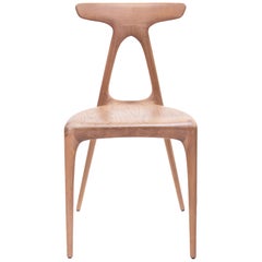 Alpha, Solid Oak Stackable Contemporary Dining Chair by Made in Ratio