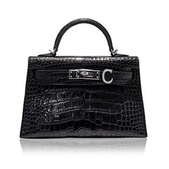 Alphabet 'C' Bag Bijoux with Natural Diamonds