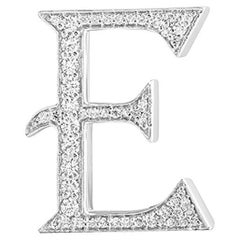 Alphabet 'E' Bag Bijoux with Natural Diamonds