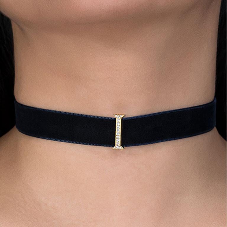 Alphabet 'I' Tasche Bijoux mit natürlichen Diamanten im Zustand „Neu“ im Angebot in Dubai, AE