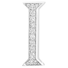 Alphabet 'I' Bag Bijoux with Natural Diamonds