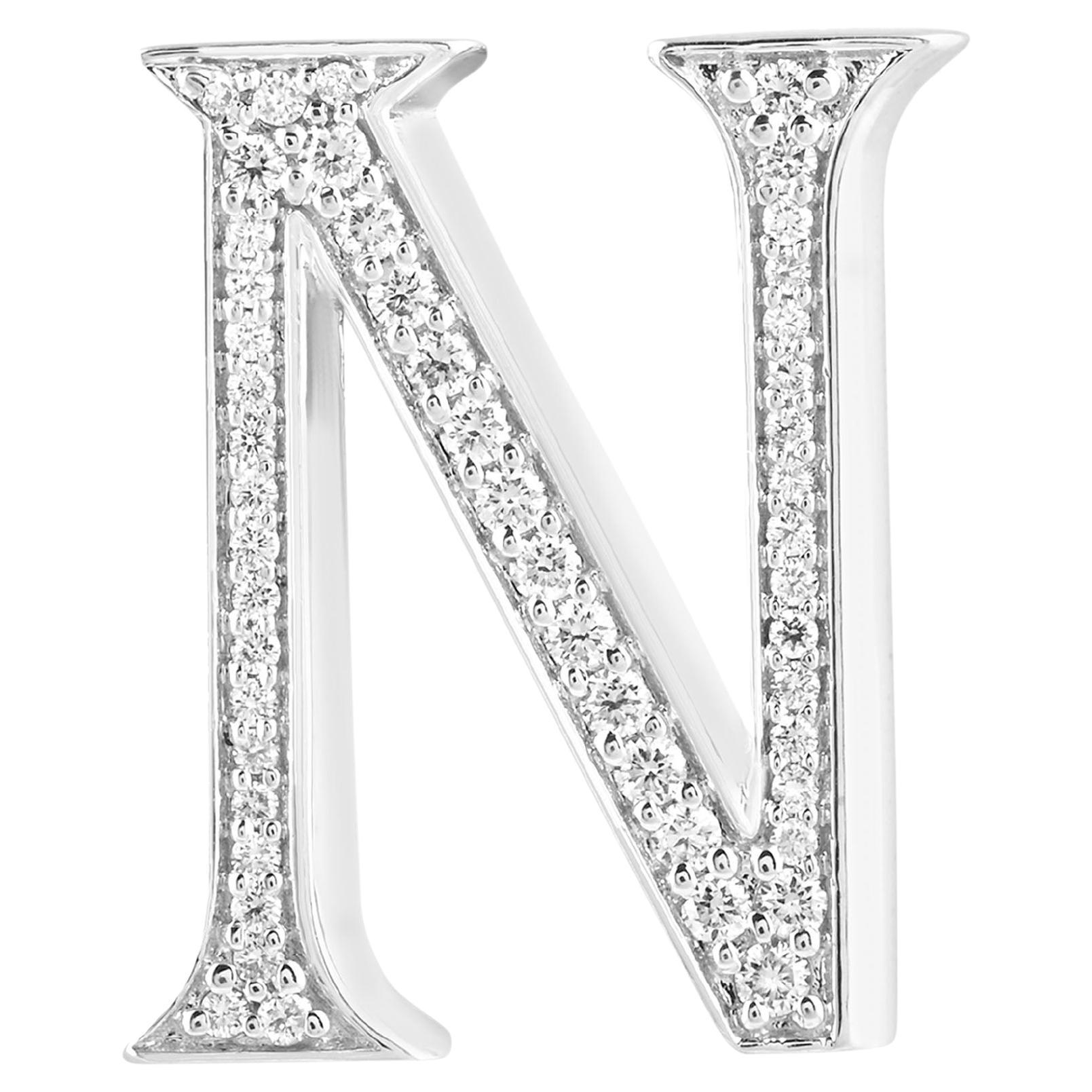 Sac Alphabet 'N' Bijoux avec diamants naturels