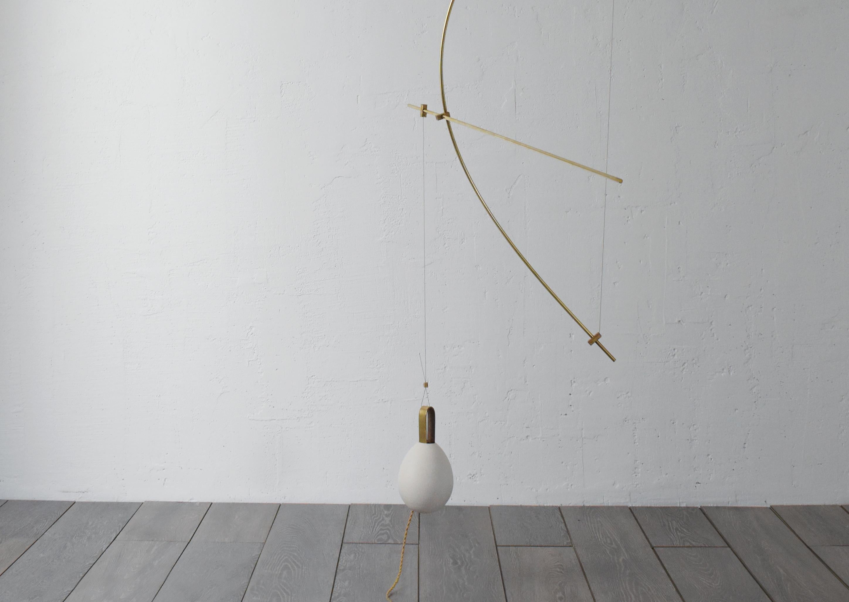 Post-Modern Alphabet of P Ceiling Lamp by Periclis Frementitis