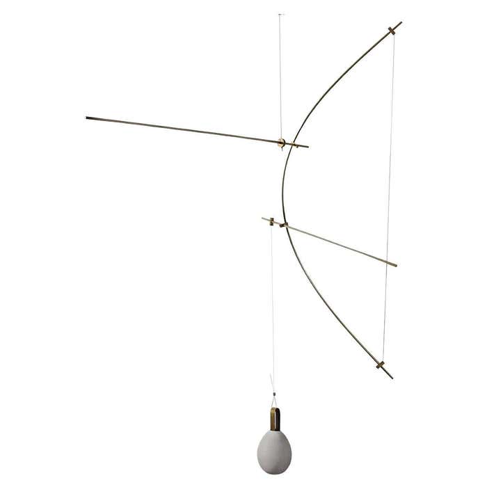 Alphabet of P Ceiling Lamp by Periclis Frementitis For Sale at 1stDibs