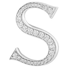 Alphabet 'S' Bag Bijoux with Natural Diamonds