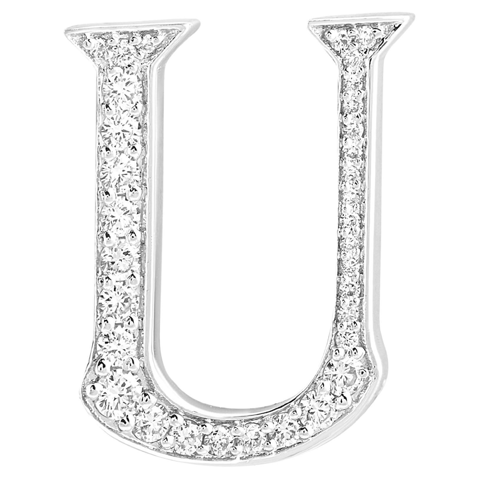Sac à main Alphabet 'U' Bijoux avec diamants naturels