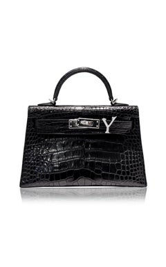 Alphabet 'Y' Bag Bijoux with Natural Diamonds