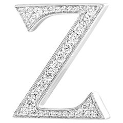 Alphabet 'Z' Bag Bijoux with Natural Diamonds