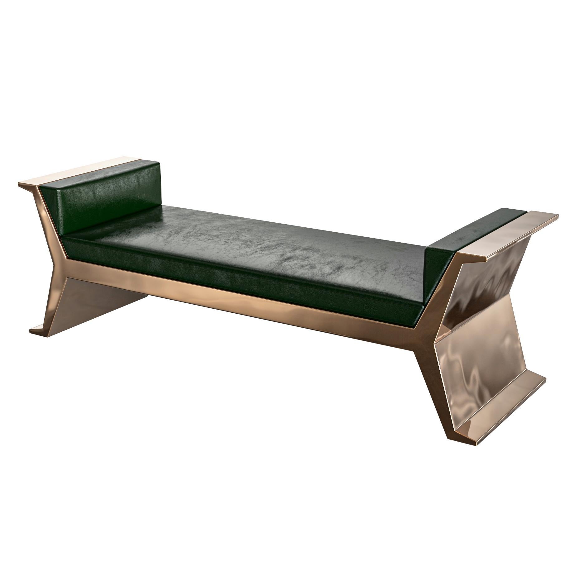 Fait main Banc « Alphacute » avec bronze, fabriqué à la main, Istanbul en vente