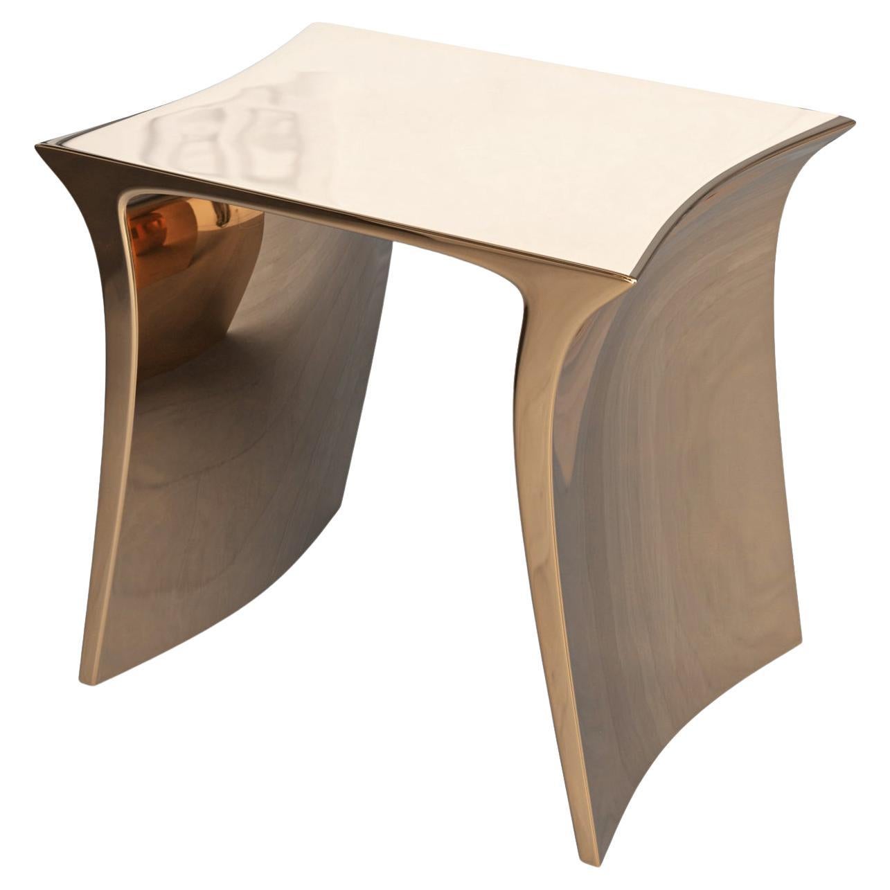 Beistelltisch „Alphacute“ mit Bronze, handgefertigt, Istanbul