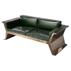 "Alphacute" Sofa with Bronze, Handcrafted, Istanbul