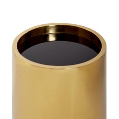 Alphaville Honed Brass Accent Table
