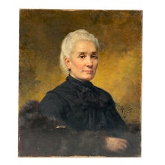 Alphonse Muraton (1824-1911), huile sur toile. Ritratto firmato e datato 1905
