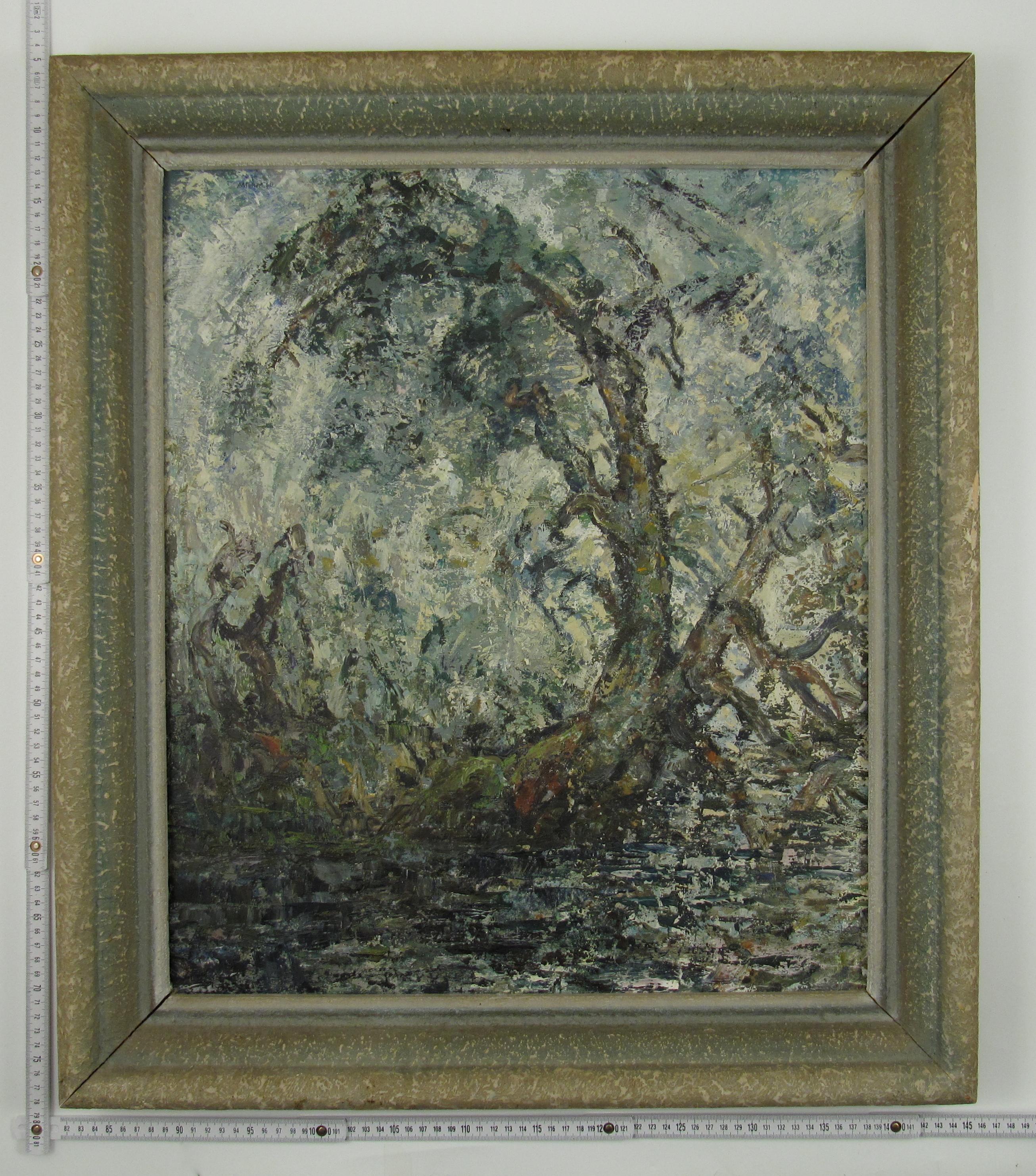 Alphons Müller (1898-1955) – Wrath of the Wind - Oil Painting 1940 Switzerland For Sale 3