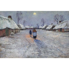 Alphonse De Clercq, The Return Of The Priest, Oil Painting