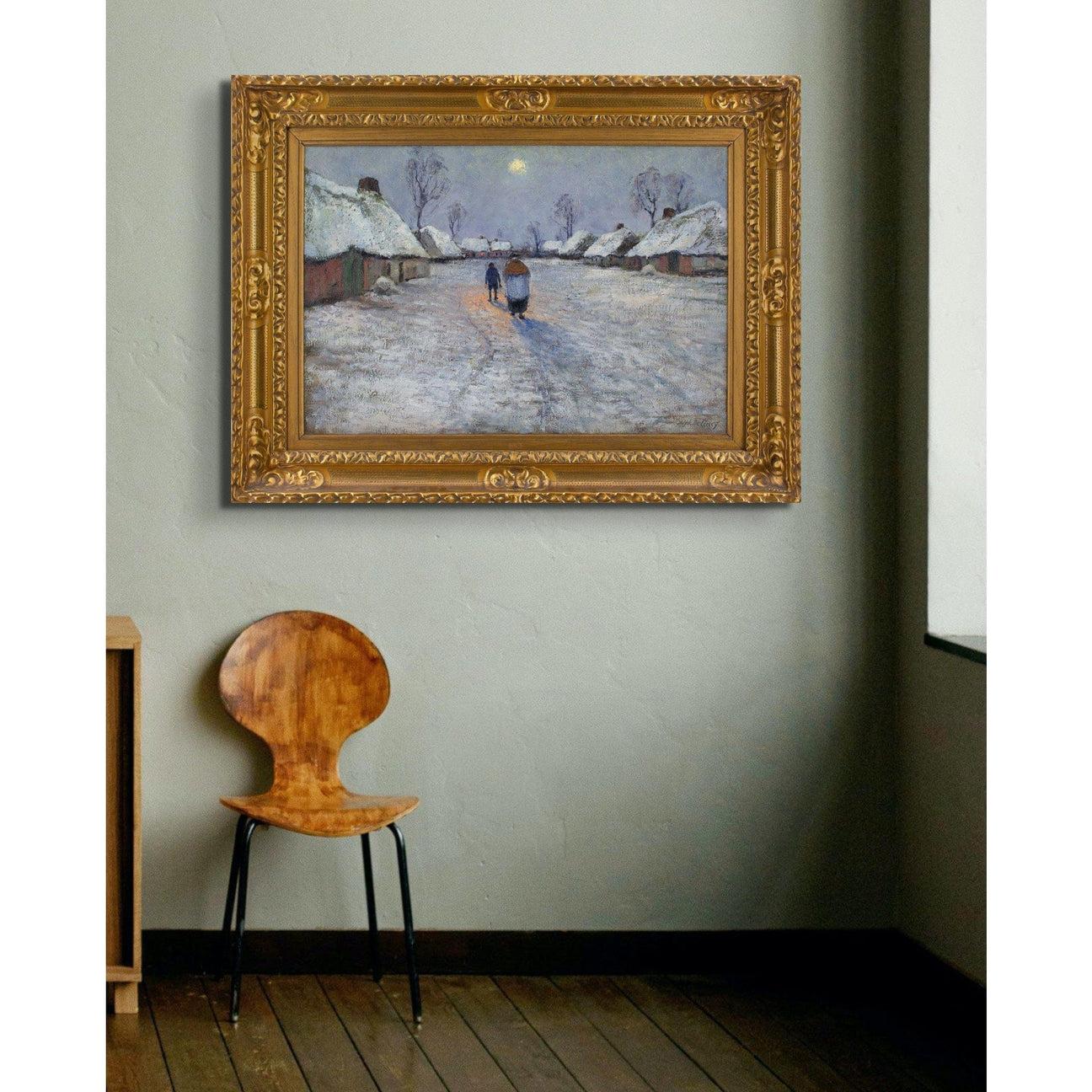 Alphonse De Clercq, Il ritorno del prete, Pittura a olio 2
