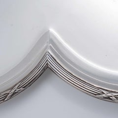 Alphonse Debain, Master Goldsmith in Paris (1883-1911) - Silver clover tray